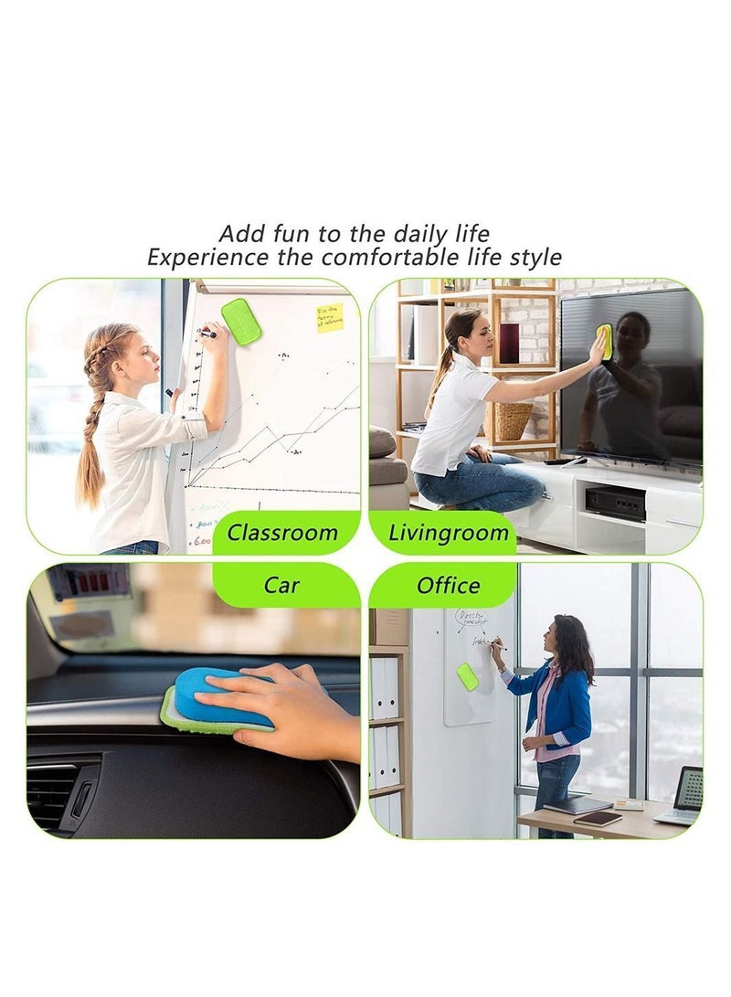 3Pack Microfiber Chalk Eraser Washable Whiteboard Blackboard Dry Erase - Image 4