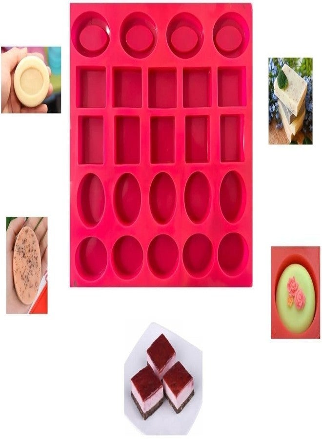 KITCHOOK Silicone Chocolate Mould 24 (Pack of 1) AJ 311 - Image 1