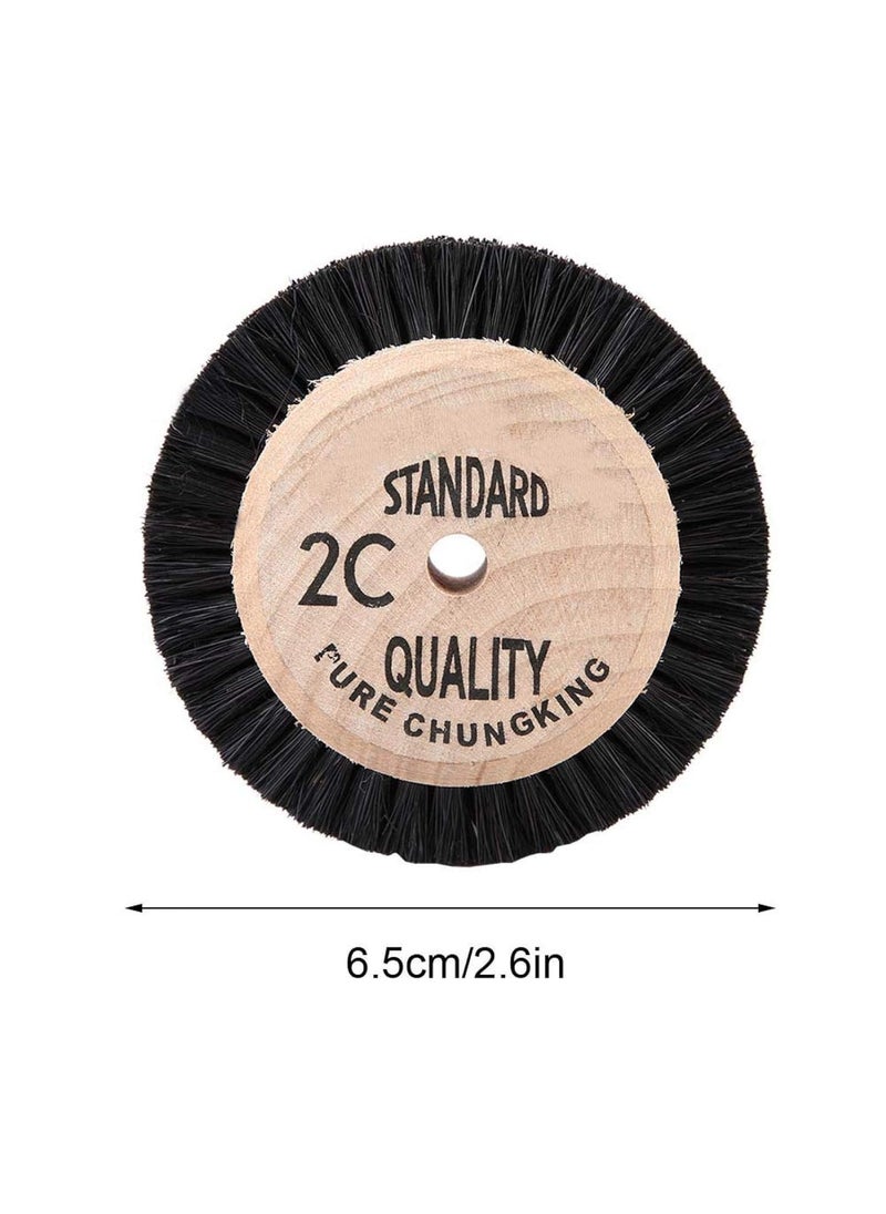 yuyte Jewelry Polishing Brush Jewelry Jade Polishing Wheel Brush Buffing Wheel Brush Hair Brush Polisher Jewelry Tool Jewelry Polishing Wheel Buffing Wheels 2C Diameter  - Image 5