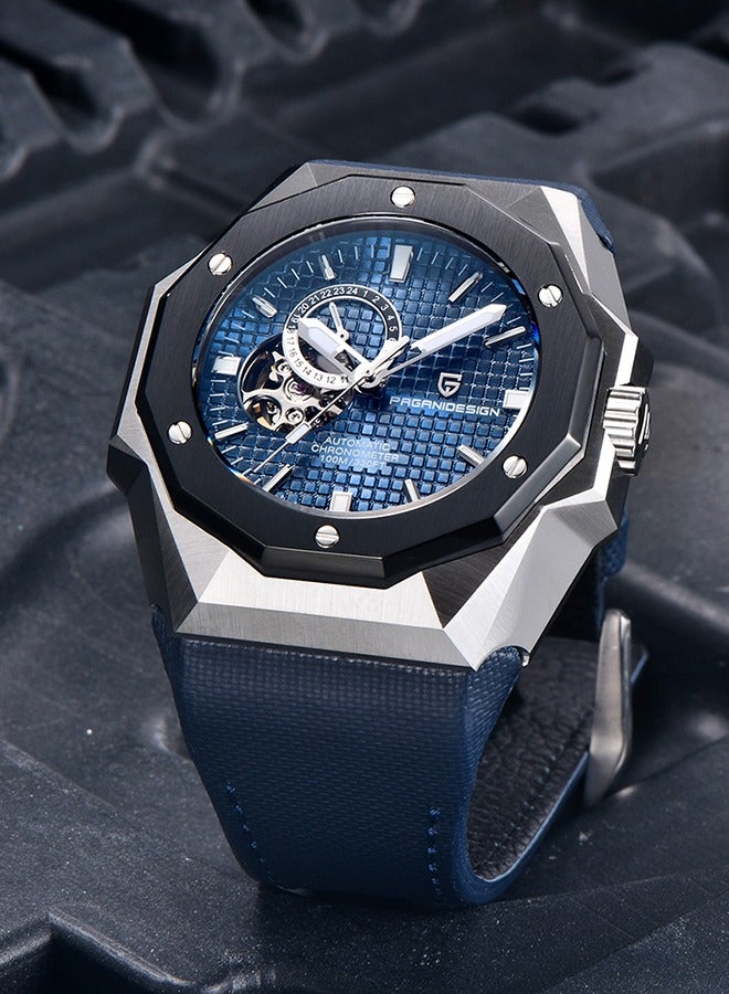 Men's Automatic Watches 42mm Unique Stainless Steel Mechanical Wrist Watches for Men Japanese NH39 Movement
