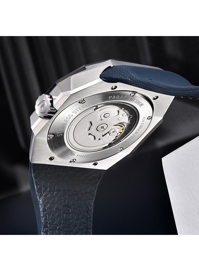 Men's Automatic Watches 42mm Unique Stainless Steel Mechanical Wrist Watches for Men Japanese NH39 Movement