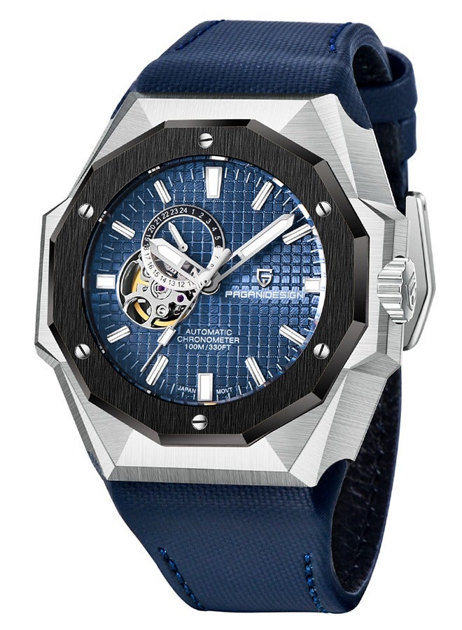 Men's Automatic Watches 42mm Unique Stainless Steel Mechanical Wrist Watches for Men Japanese NH39 Movement