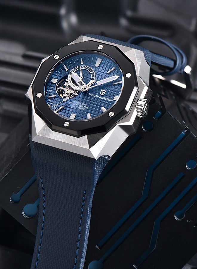 Men's Automatic Watches 42mm Unique Stainless Steel Mechanical Wrist Watches for Men Japanese NH39 Movement