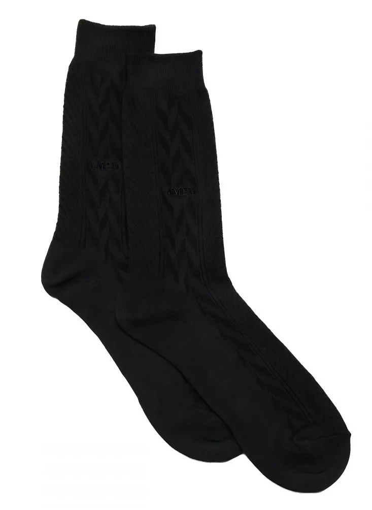 AMPM MEN'S FORMAL SOCKS (PACK OF 3) - BLACK