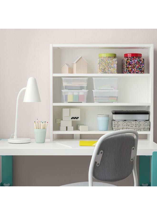 erorex Desk top shelf, white, 64x60 cm - Image 3