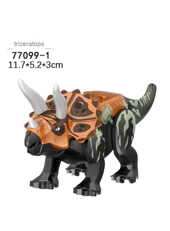 NIBEMINENT Jurassic Dinosaur Building Blocks - Brontosaurus Assembly Toy