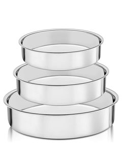 Elegant 3-piece stainless steel oven tray set  - Image 1