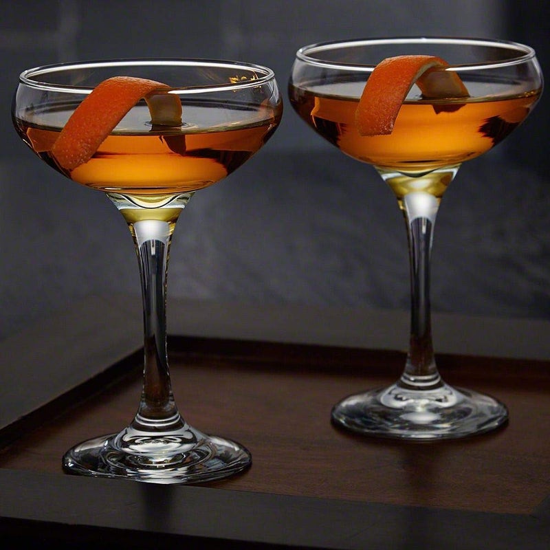 wellxo Champagne Coupes WineCocktail Crystal Glass 220 MLCoupe Glass Set of 2  - Image 1