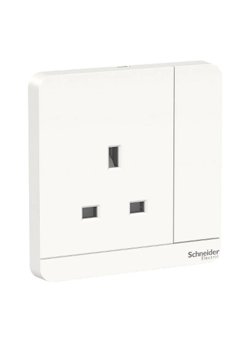 Schneider Electric Switch Socket AvatarOn White 13A 1 Gang Switch Socket