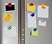 ZENRUIMING 24Pcs World Flags Refrigerator Magnets Magnetic Crystal Glass Refrigerator Stickers for Refrigerator Classroom Office Whiteboard Metal Cabinet Home Decoration - Image 3