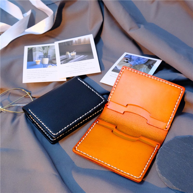 Selling Korean Organ Card Bag Gift Card Bag Card Cover Multi-Color Optional First Layer Handmade Card Bag - Image 3