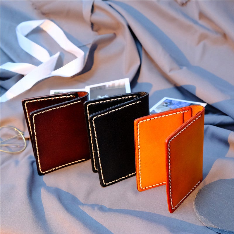 Selling Korean Organ Card Bag Gift Card Bag Card Cover Multi-Color Optional First Layer Handmade Card Bag - Image 4