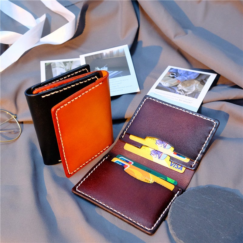 Selling Korean Organ Card Bag Gift Card Bag Card Cover Multi-Color Optional First Layer Handmade Card Bag - Image 2