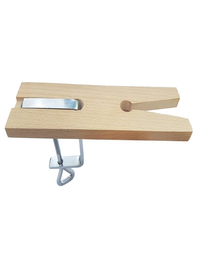 Khayl Bench Pin V-Slot with Clamp, Jewellery Making Tool for Jewelers and Designers, Brass Material, 7 Pieces - Image 2