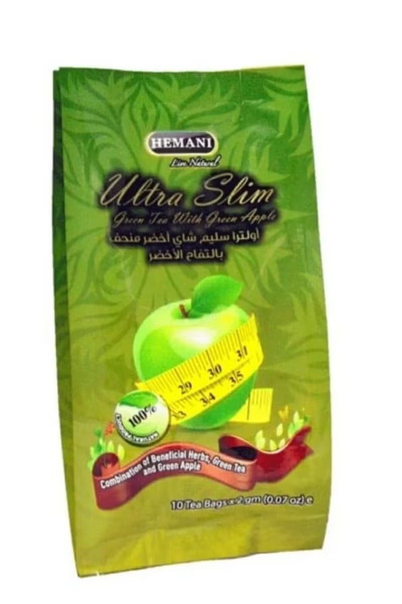 Himani Green tea for slimming, Ultra Slim with green apple, 20 grams