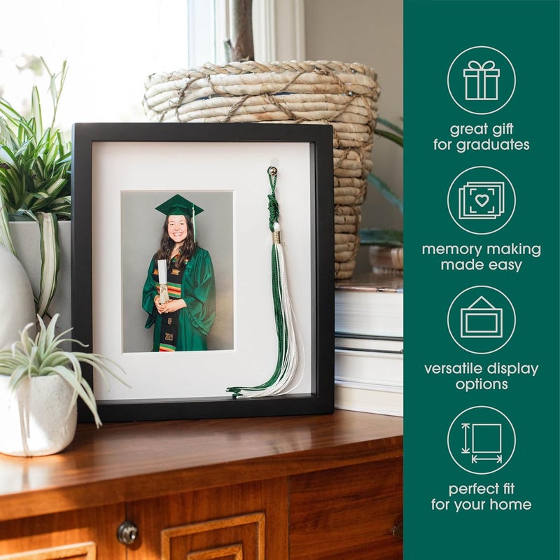 Pearhead Tassel and Picture Graduation Frame Photo with Tassel Holder Perfect Graduation Party Centerpiece and Keepsake Great Gift for Graduates Parents and Grandparents 5x7 Photo Insert - Image 3