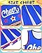 JenPen Cheerleader Costume for Girl Cute Cheerleading Outfit Cheer Leader Dress for Halloween Cheerleader Gifts57 YearBlue - Image 4