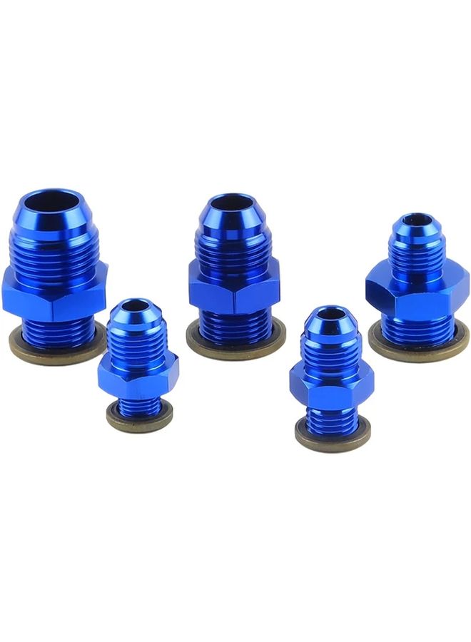 AN8 to M16x1 5 Male Flare Union Hose Adapters Aluminum Alloy Universal Connector for Tubing Systems - Image 5