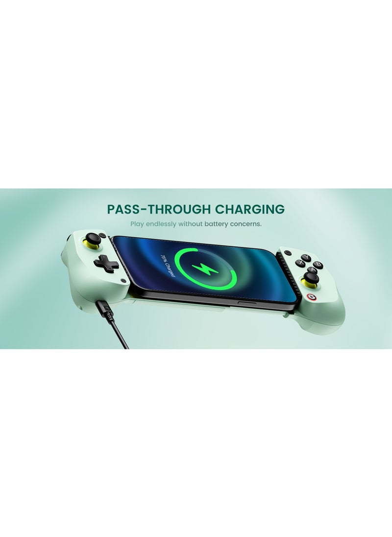 General - Classic Gamepad GameSir X5 Lite Mobile Gaming Controller for Android & iPhone 15/16 Series (USB-C), Hall Effect Joystick, Lightweight Ergonomic Phone Controller- Play Genshin Impact & Zenless Zone Zero - Image 1