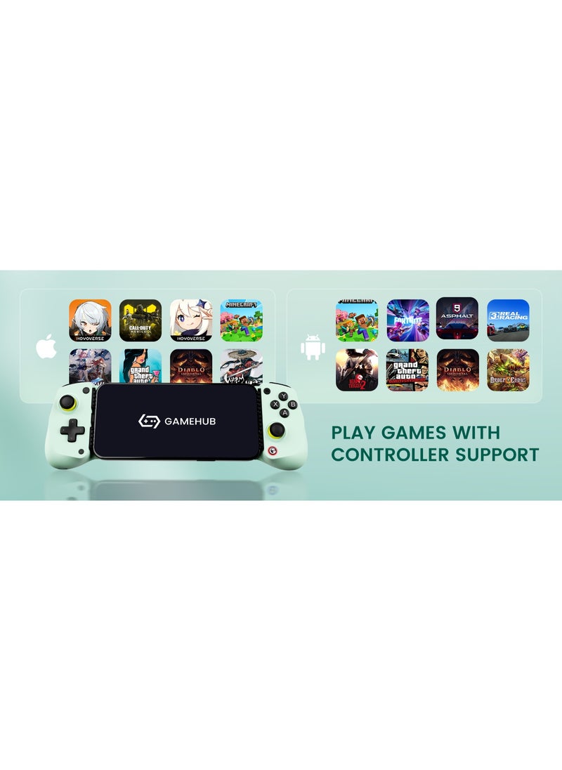 General - Classic Gamepad GameSir X5 Lite Mobile Gaming Controller for Android & iPhone 15/16 Series (USB-C), Hall Effect Joystick, Lightweight Ergonomic Phone Controller- Play Genshin Impact & Zenless Zone Zero - Image 1