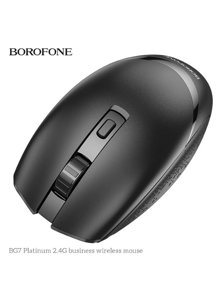 بوروفون ماوس لاسلكي بيزنس بي جي 7 بلاتينيوم 2.4 جيجا من بوروفون - اسود - Image 2