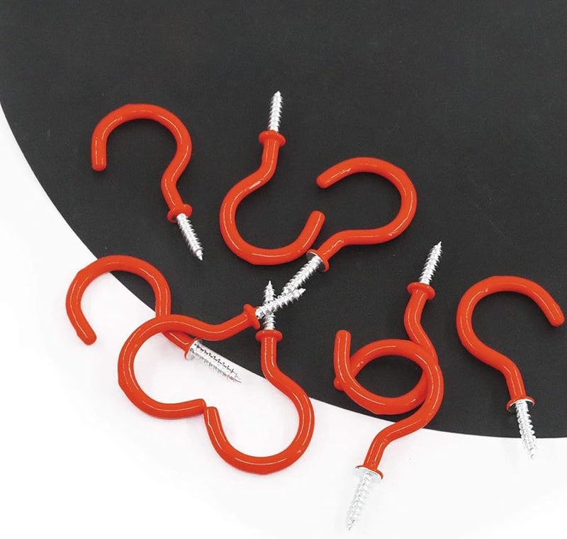 70Pcs Multipurpose Iron Screw Hooks Assortment For Organizing Garage Kitchen Tools - Image 4