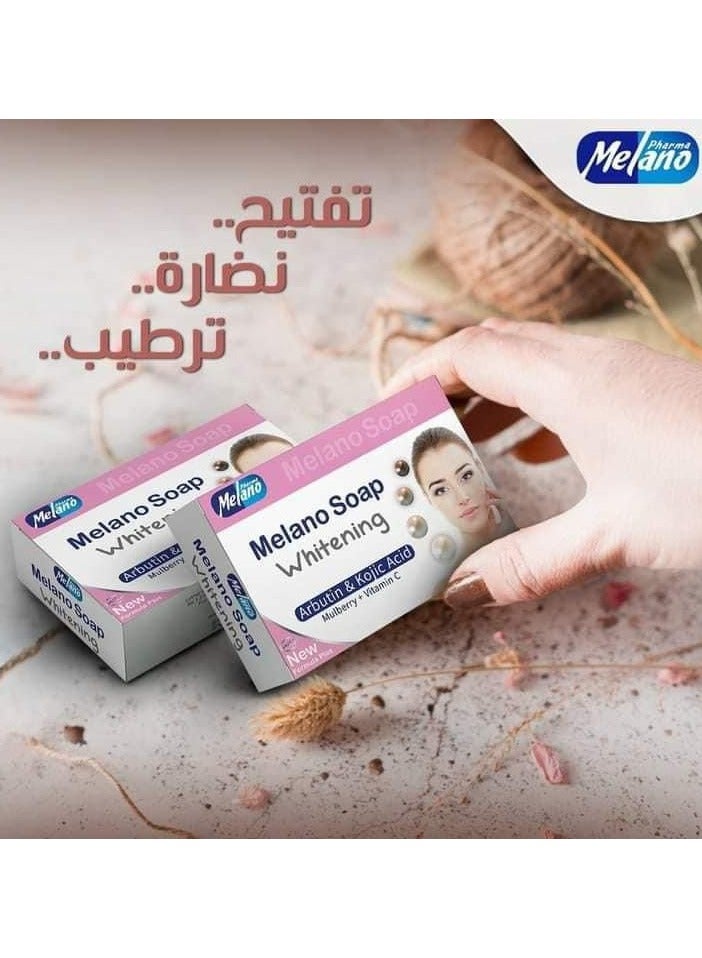 Melano Pharma Soap Deep Cleansing, Lightening And Soft Moisturizing 100 g - Image 2