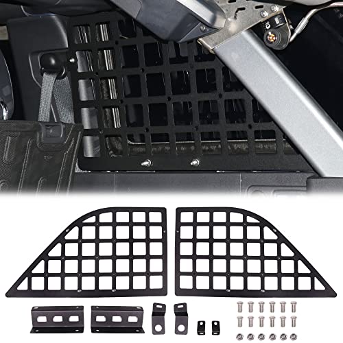 RERPRO Rear Window Molle Panel for 2021 2022 2023 2024 2025 New Ford Bronco 4 Door Hard Top Cargo Organizer Rear Trunk Panel Storage System Interior Accessories 2 Pack Black - Image 1