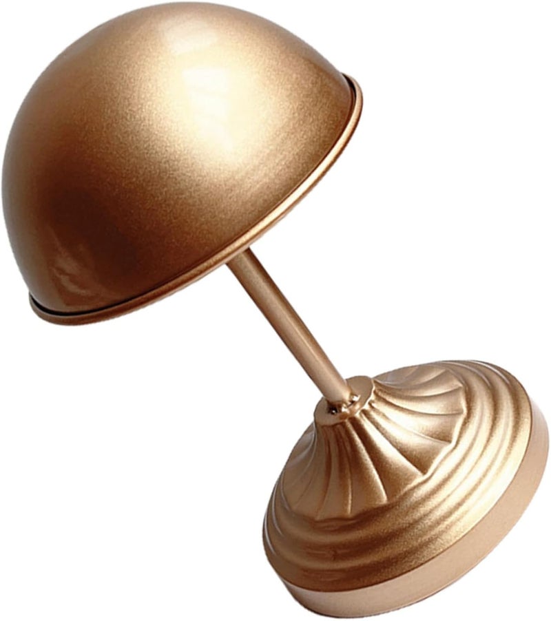 Metal Hat Display Stand Gold Iron Metal Hat Holder with Dome Shape for Home and Desktop Storage for Caps and Wigs - Image 1