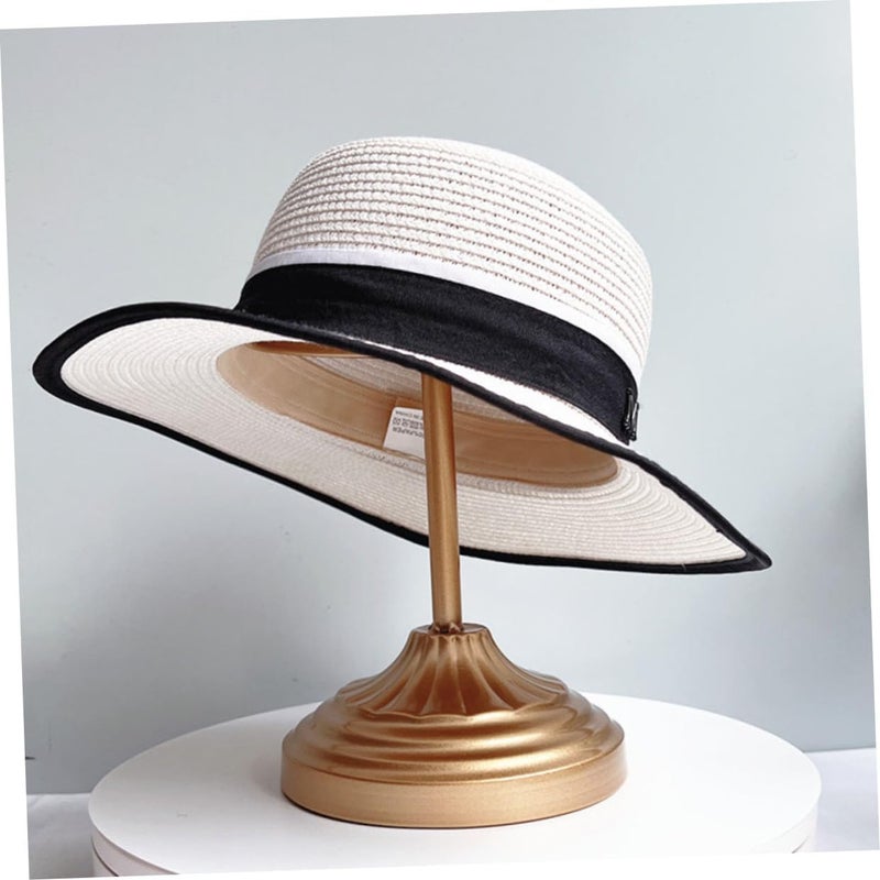 Metal Hat Display Stand Gold Iron Metal Hat Holder with Dome Shape for Home and Desktop Storage for Caps and Wigs - Image 5