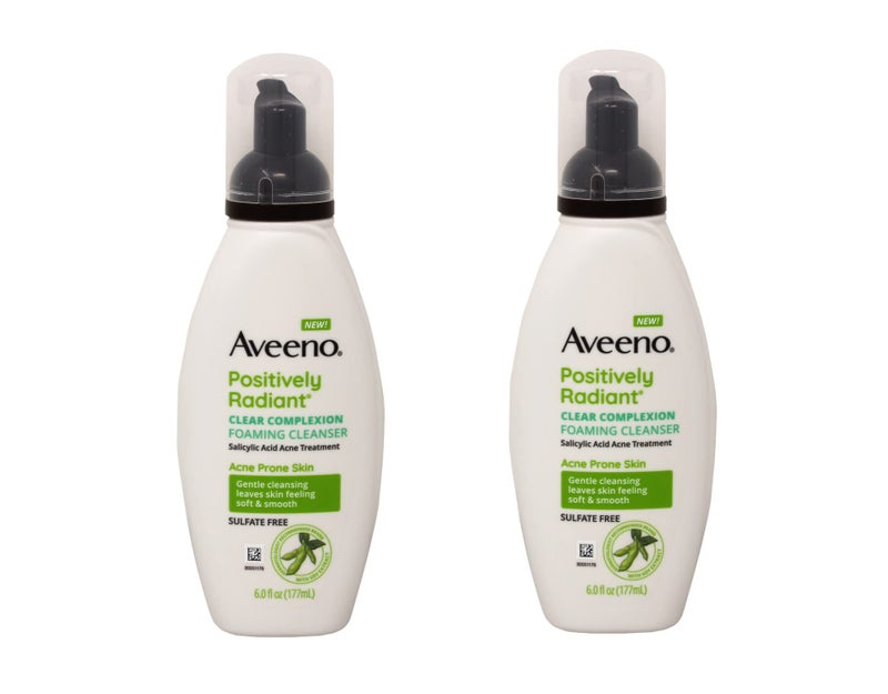 Aveeno Active Naturals Clear Complexion Foaming Cleanser 6 OZ (PACK OF 2) - Image 1