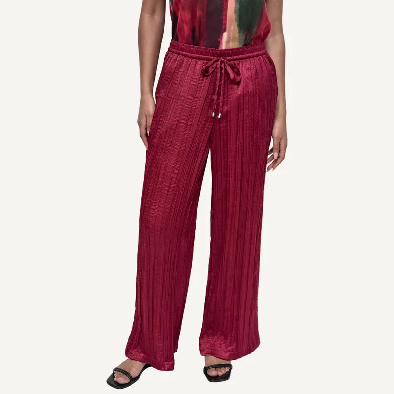 CRUSHED CREASE WIDE PANT