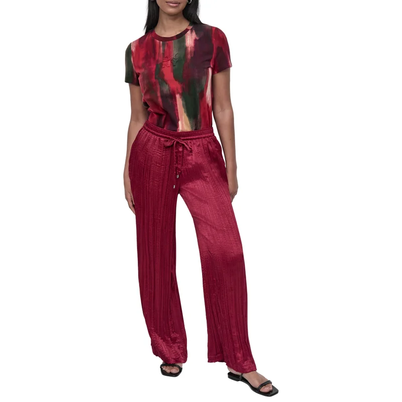 DKNY  CRUSHED CREASE WIDE PANT for Women | Best Price UAE