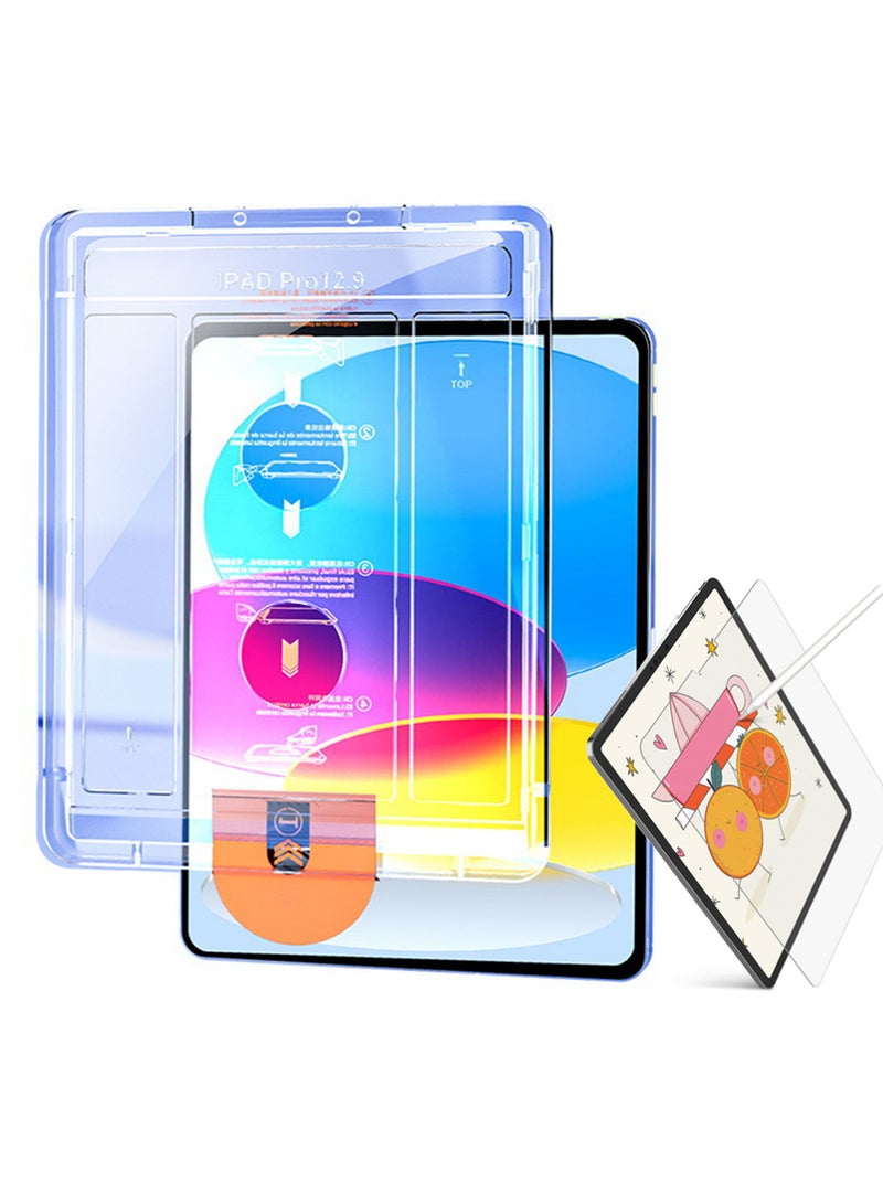 إكس ليفيل واقي شاشة لجهاز iPad 11 بوصة سهل التركيب، الجيل 2025، طبقة زجاجية مقسّاة 9H، مقاوم للكسر، خالٍ من الفقاعات، مع علبة واقية من الغبار. - Image 1