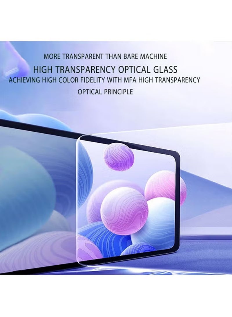 إكس ليفيل واقي شاشة لجهاز iPad 11 بوصة سهل التركيب، الجيل 2025، طبقة زجاجية مقسّاة 9H، مقاوم للكسر، خالٍ من الفقاعات، مع علبة واقية من الغبار. - Image 2