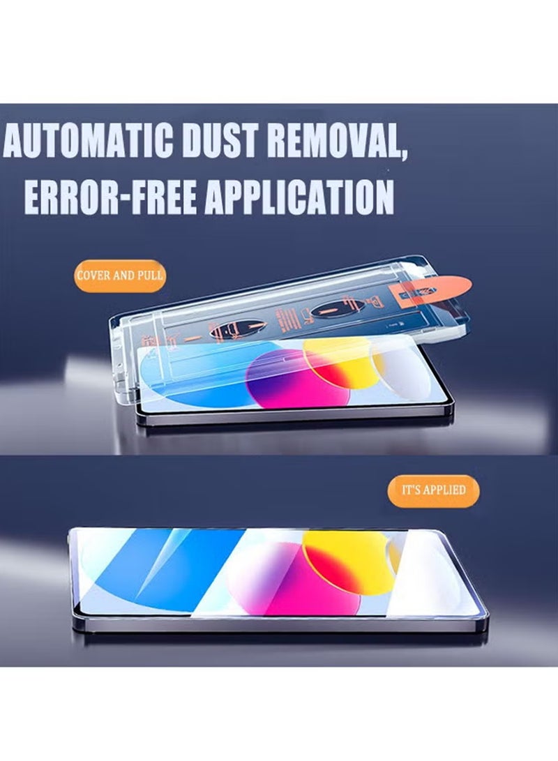 إكس ليفيل واقي شاشة لجهاز iPad 11 بوصة سهل التركيب، الجيل 2025، طبقة زجاجية مقسّاة 9H، مقاوم للكسر، خالٍ من الفقاعات، مع علبة واقية من الغبار. - Image 3