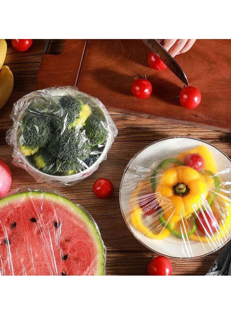 100Pcs Reusable Thickened Elasticated Freshness bag, Stretchable and Adjustable, Suitable for Keeping Fruits and Vegetables Fresh In The Kitchen, Storing Food Fresh In the Fridge and Keeping Food Fresh for Outdoor Parties  - Image 5