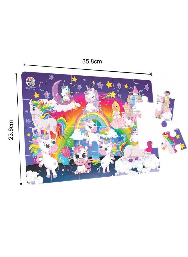 Ratna's Unicorn Little Jigsaw Puzzle 24 Pieces for Kids 3+ Years - Image 3