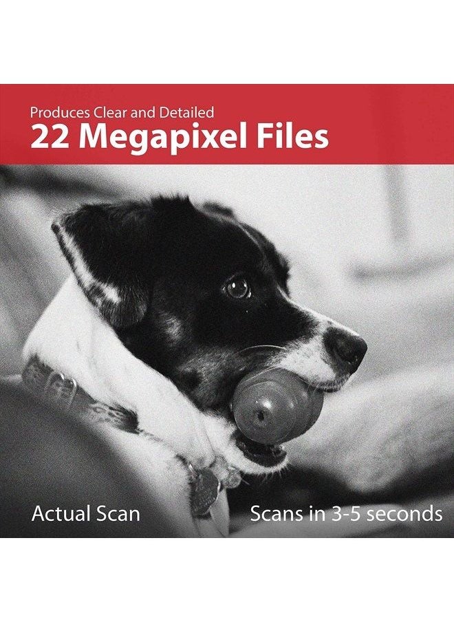 Magnasonic - All-in-One High Resolution 24MP Film Scanner, Converts 35mm/126KPK/110/Super 8 Films, Slides, Negatives into Digital Photos, Vibrant 2.4" LCD Screen, Impressive 128MB Built-in Memory - Image 1