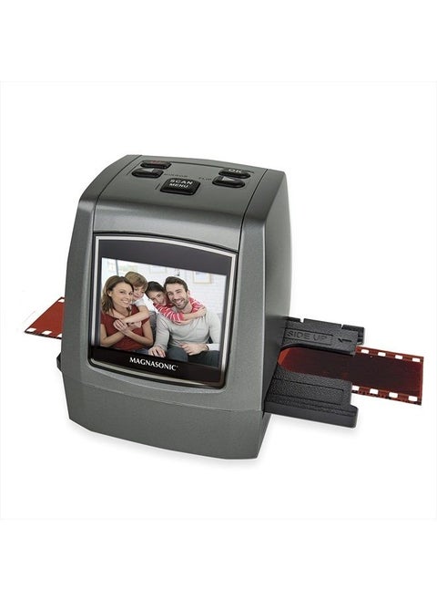 All-in-One High Resolution 24MP Film Scanner, Converts 35mm/126KPK/110/Super 8 Films, Slides, Negatives into Digital Photos, Vibrant 2.4" LCD Screen, Impressive 128MB Built-in Memory