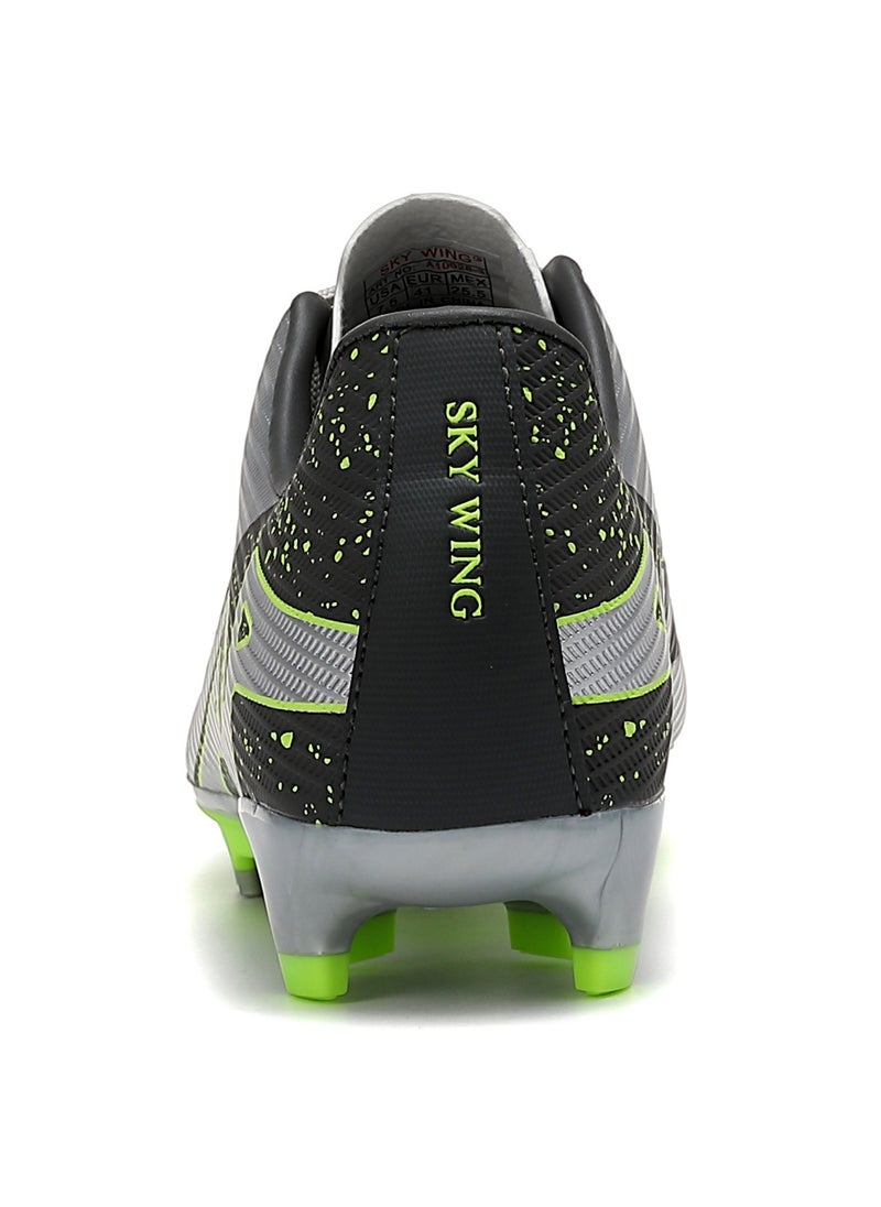 SKY WING - SKY WING Football Cleats Men And Women And Kid,Indoor Outdoor Low Top Soccer Shoes For Boy And Girl Lightweight Shock Resistant Training Boots Professional Turf Shoes Sport Athletic Ground Football Boots - Image 1