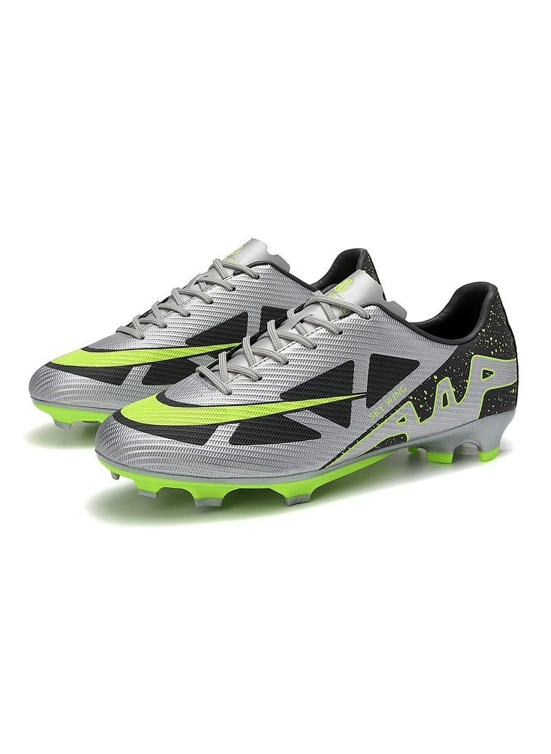 SKY WING - SKY WING Football Cleats Men And Women And Kid,Indoor Outdoor Low Top Soccer Shoes For Boy And Girl Lightweight Shock Resistant Training Boots Professional Turf Shoes Sport Athletic Ground Football Boots - Image 1