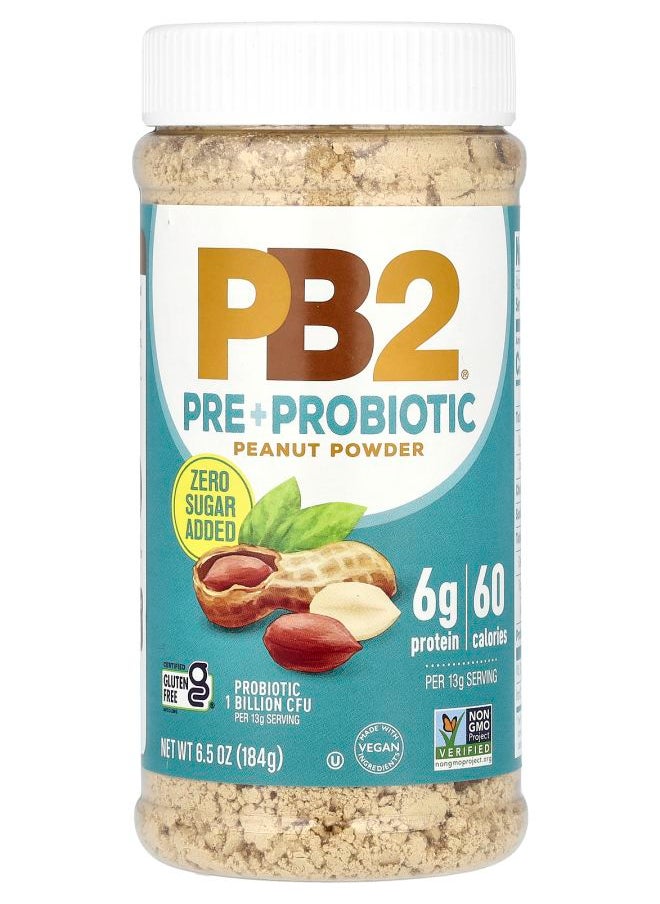 PB2 Foods Pre + Probiotic Peanut Powder 6.5 oz (184 g) 