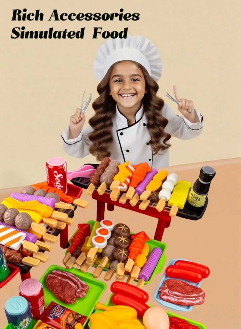 Mi VAZA BBQ Playset - Kitchen Cooking Toy - Barbecue Toy - Play House Toy - Mini Furniture - Kid Toy - Pretend Play - Image 3