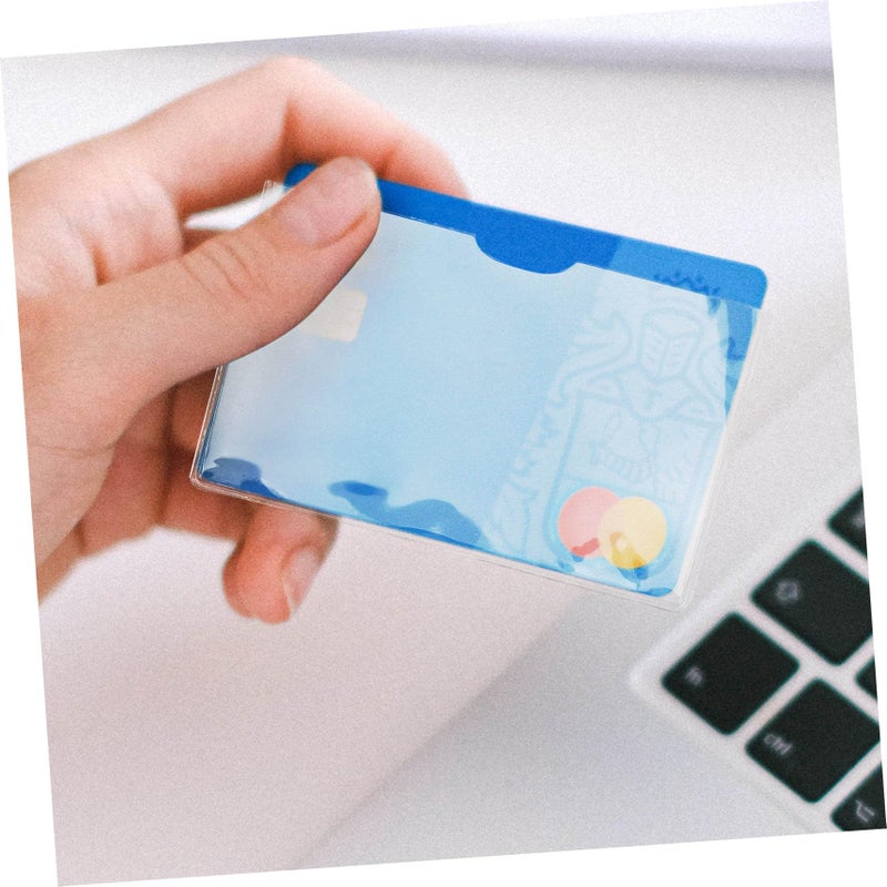 20 قطعة من أغلفة حماية بطاقات الهوية PVC الشفافة خالية من التجاعيد وذات شفافية عالية - Image 5