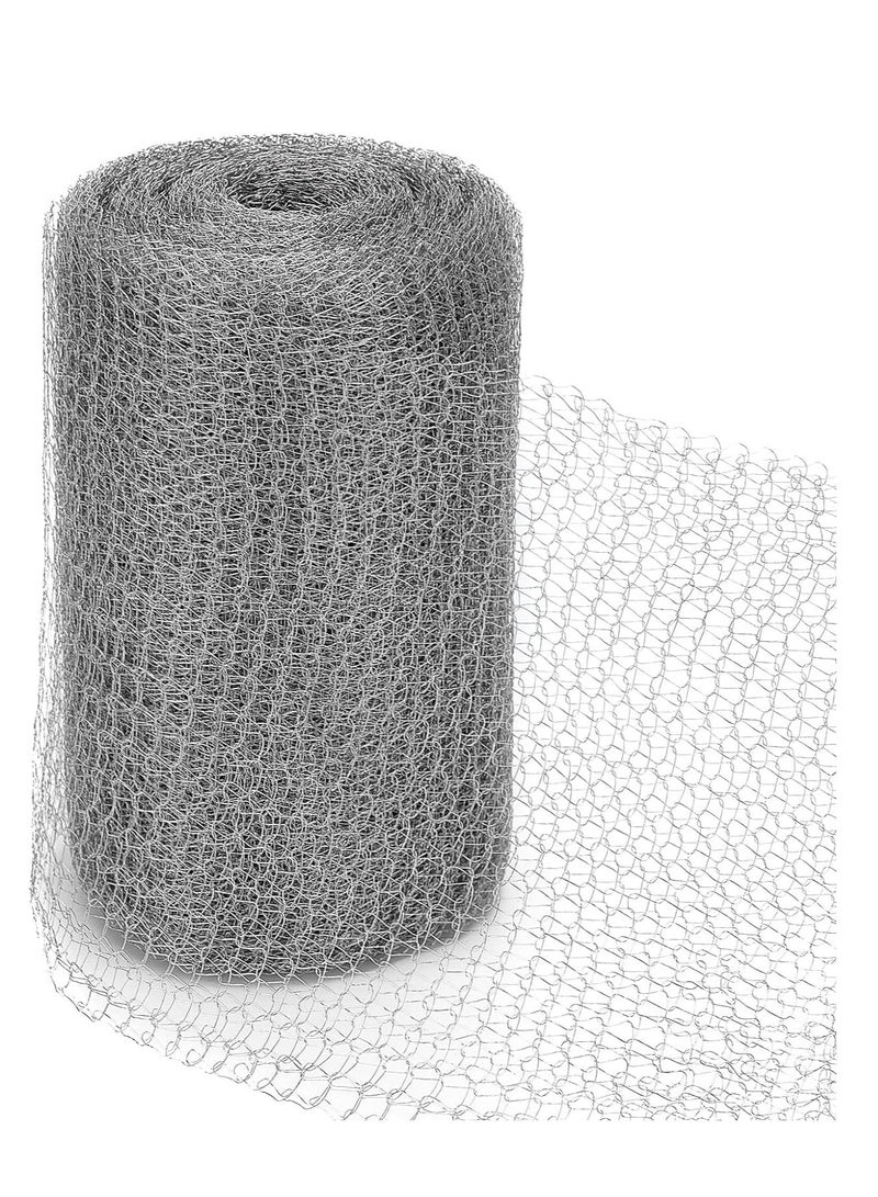 SOLARAE Stainless Steel Mesh, Pest Snail Stopper Mesh Rodent Control Mesh Garden Slug Mesh Feet Fine Wire Mesh Roll Pest Control Products for Mouse Snail Pigeon  20 Feet - Image 1