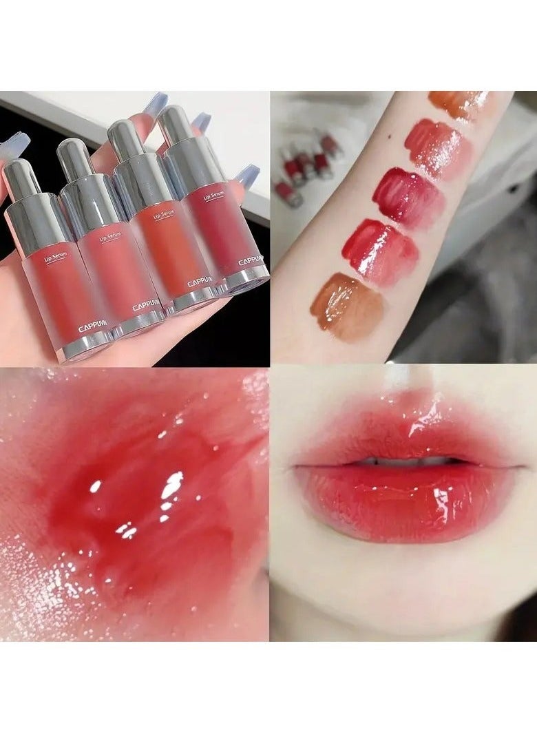 Cappuvini Nude Lip Care Collection - Moisturizing Tinted Lipstick, Vibrant Lip Glaze, Plumping Lip Gloss, and Nourishing Honey Lip Oil for Soft, Smooth Lips - Perfect Valentine's Day Gift for Women #106 - Image 3