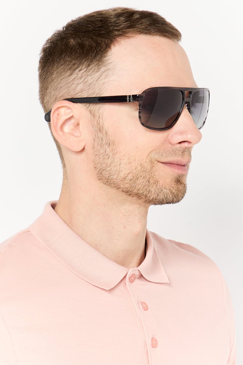 Timberland نظارات شمسية طيار للرجال TB0003120D65، رمادي - Image 2