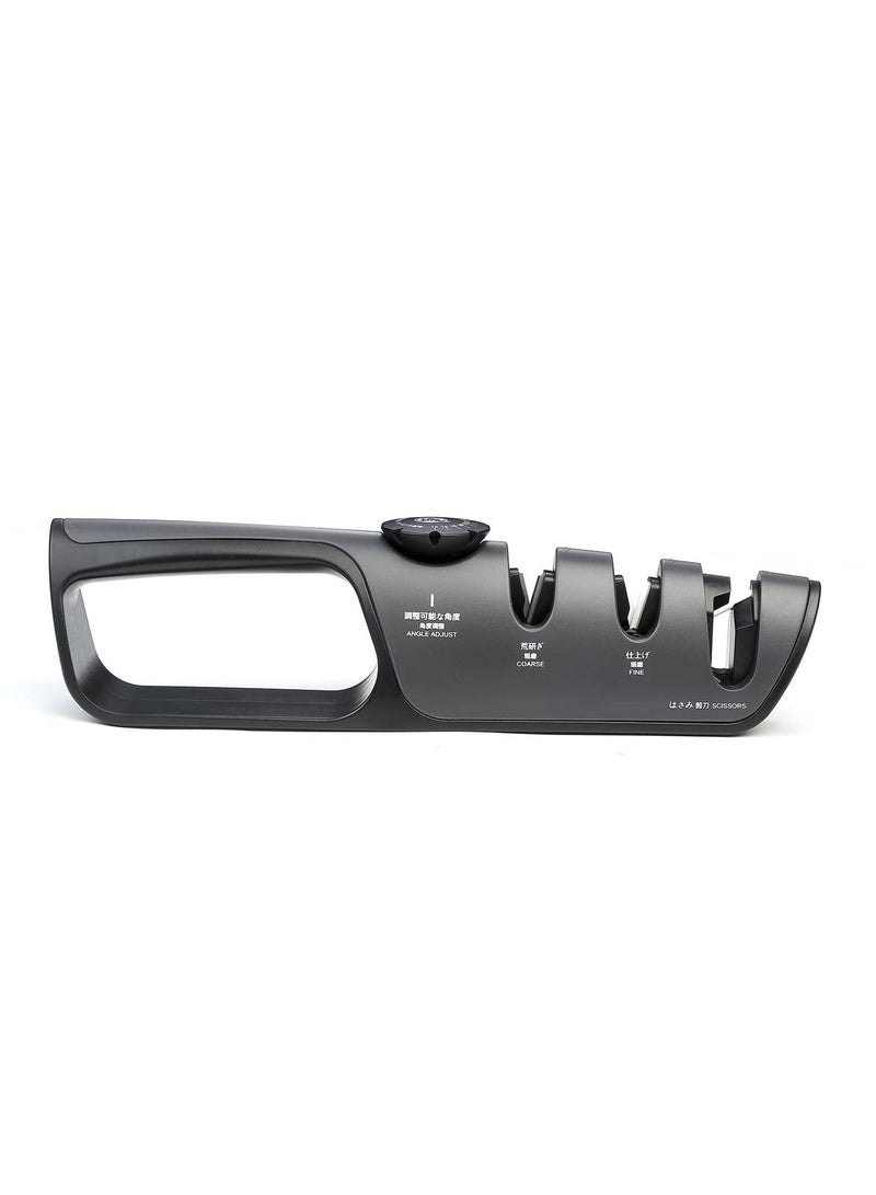 واي آند دي Knife Sharpener, Multifunctional 3-Stage Sharpeners with Adjustable Angle Knob, Polishing Kitchen Sharpeners, Conveniently to Restore and for Dull Blades  - Image 1