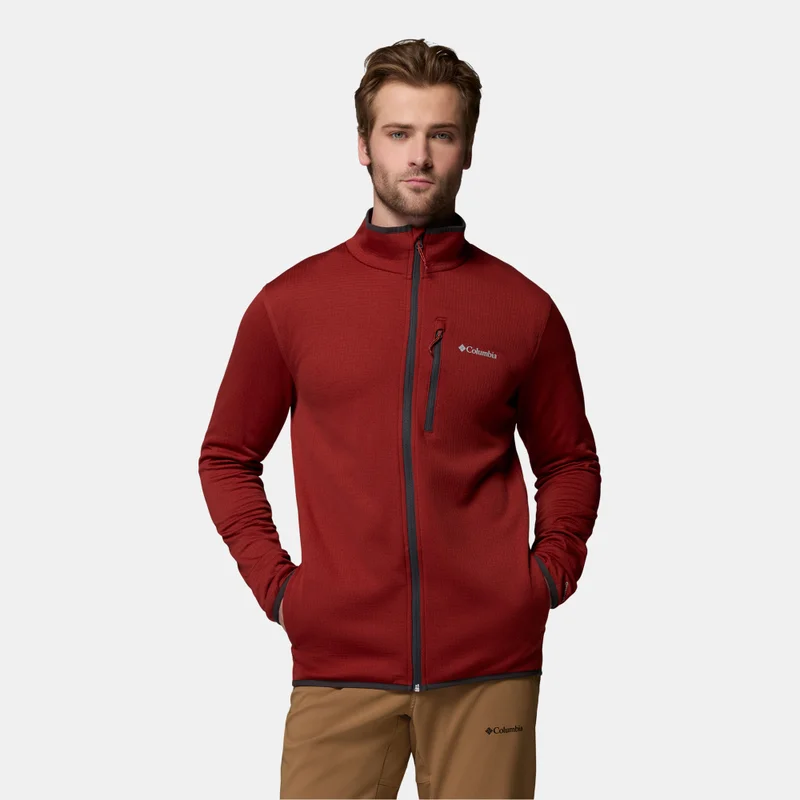 Columbia Men's Essential Hike Grid Fleece Hiking Jacket